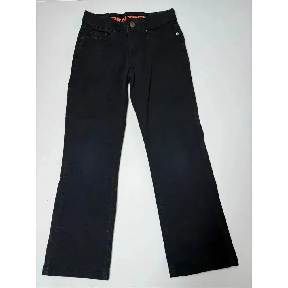 Realtree Youth Carpenter Pants (Black, S-7/8)
